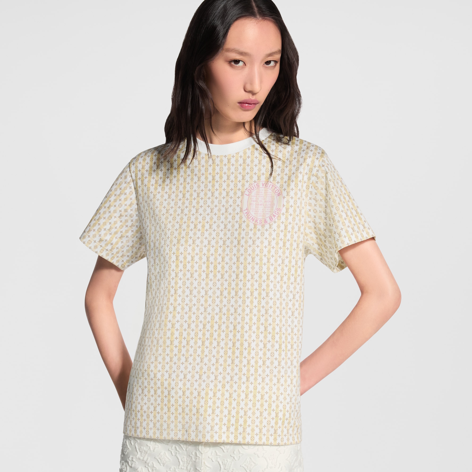 モノグラム ストライプ Tシャツ ｜ルイ・ヴィトン 公式サイト - 1AK0GJ
